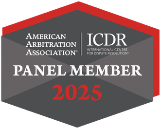 American Arbitration Association® | ICDR International Centre for Dispute Resolution® - Panel Member 2025